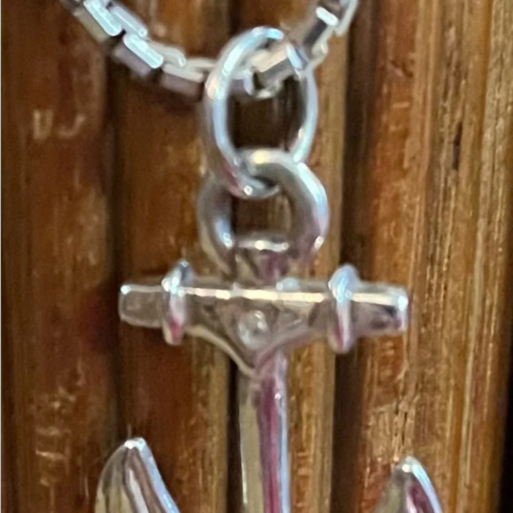 Nautical Sterling Silver Anchor Pendant! - Picture 2 of 6